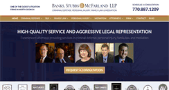 Desktop Screenshot of banksstubbs.com